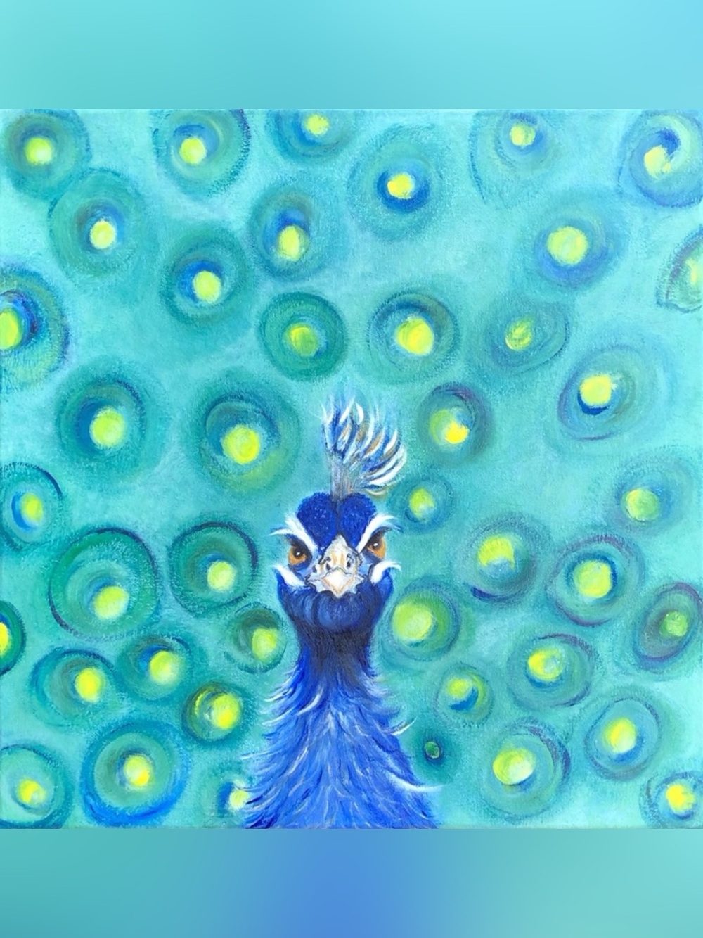 Ruffled Feathers Original Signed Oil Painting on Canvas